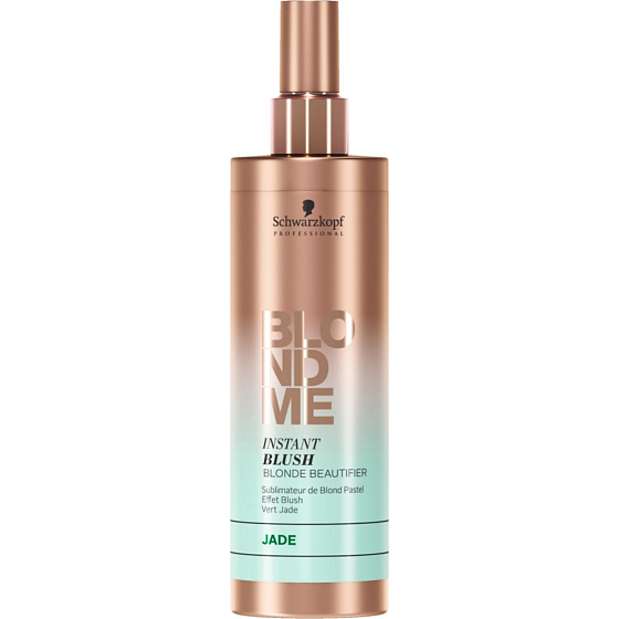 Schwarzkopf Professional BlondMe Instant Blush Blonde Beautifier Jade toning spray for blonde hair 250 ml