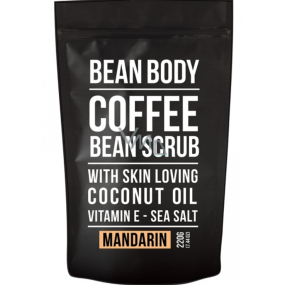 Bean Body Manuk Mandarin body peeling from coffee beans for men 220 g