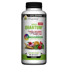 Bio Pharma Quantum Immunity+ Forte 42 ingredients from Vitamin A to Iron multivitamin with minerals dietary supplement 120 tablets