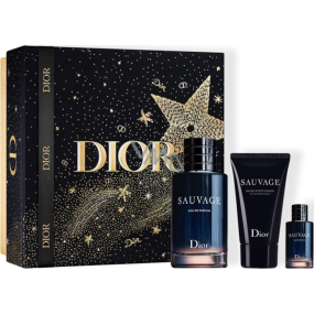 Christian Dior Sauvage Eau de Parfum perfumed water for men 100 ml + perfumed water 10 ml + aftershave 50 ml, gift set