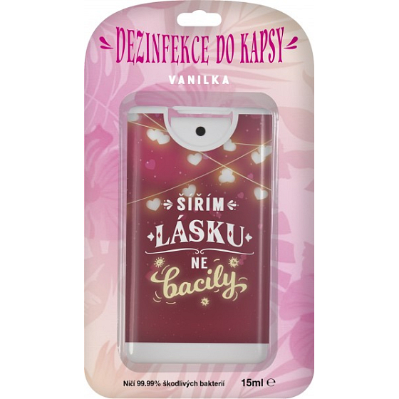 Albi Disinfection in a pocket with the scent of vanilla I spread love 15 ml