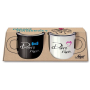 Nekupto Pair of mini cups Good morning 2 x 100 ml