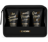 Grace Cole GC Homme cleansing gel 50 ml + shampoo 50 ml + bath foam 100 ml + toiletry bag, cosmetic set for men