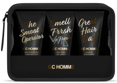 Grace Cole GC Homme cleansing gel 50 ml + shampoo 50 ml + bath foam 100 ml + toiletry bag, cosmetic set for men