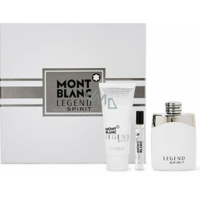 Montblanc Legend Spirit Eau de Toilette for men 100 ml + After Shave Balm 100 ml + Eau de Toilette for men 7,5 ml, gift set for men