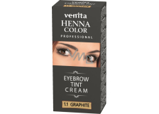 Venita Henna Profesional cream eyebrow colour 1.1 Graphite 15 ml