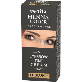 Venita Henna Profesional cream eyebrow colour 1.1 Graphite 15 ml