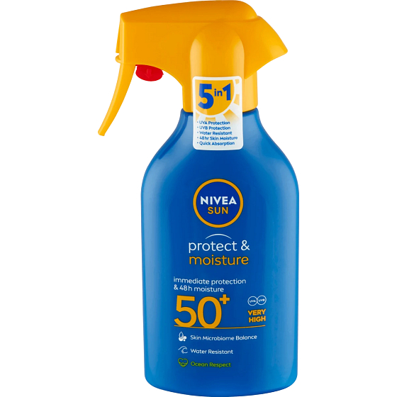 Nivea Sun Protect & Moisture OF50 Moisturising Sun Spray 270 ml