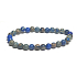 Jasper / Regalite Imperial sea sediment blue bracelet elastic mixed mineral, ball 6 mm / 16 - 17 cm