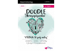 Ditipo Krasopísanka Doodle - Decorate your notebook 1 pre-printed Czech words to practice 36 pages