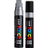 Posca Universal acrylic marker with extra wide, straight tip 15 mm Silver PC-17K