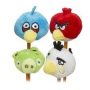 Angry Birds Plush Pencil Holder/Finger Toy Green 5 cm 1 piece