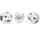 Charm Sterling silver 925 Haunted pumpkin, Halloween bracelet bead