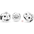 Charm Sterling silver 925 Haunted pumpkin, Halloween bracelet bead
