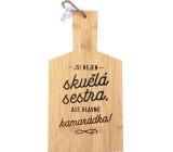 Albi Board with dedication Great sister 14 x 26,5 x 1 cm