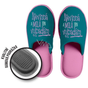 Nekupto Slippers Gift slippers size 39-40 Innocent and cute just look 1 pair