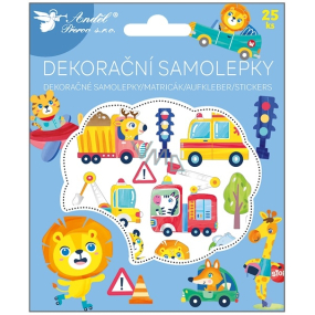 Decorative stickers Transport 13 x 15,5 cm 25 pieces