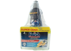 Finish Lemon čistič myčky 250 ml + Finish Regular leštidlo do myčky 400 ml