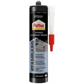 PATTEX Bitumen Roof Sealant, Black, 280 ml