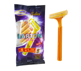 Bartoň 2-blade pivoting razor for women 5 pieces TD702Z