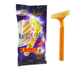 Bartoň 2-blade pivoting razor for women 5 pieces TD702Z
