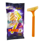 Bartoň 2-blade pivoting razor for women 5 pieces TD702Z