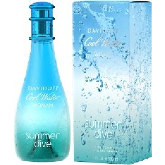 Davidoff Cool Water Summer Dive Woman EdT 100 ml eau de toilette Ladies