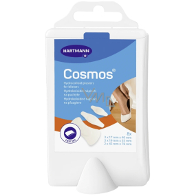 Cosmos Hydro Active Blister Plasters 8 Pieces 3 Sizes