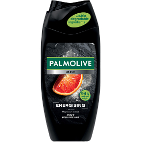 Palmolive Shower Gel and Shampoo Men Red Energising 3in1, 250 ml