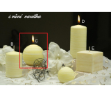 Lima Wellness Vanilla aroma candle ball 80 mm 1 piece