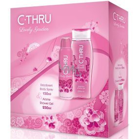 C-Thru Lovely Garden deodorant spray for women 150 ml + shower gel 250 ml, gift set