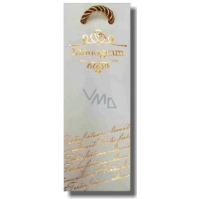 Nekupto Monogram gift paper bag 17 x 6 x 4 cm 1 piece