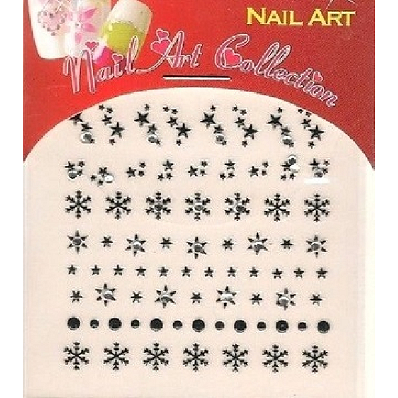 Nail Art self-adhesive nail stickers 3DS16B 1 sheet
