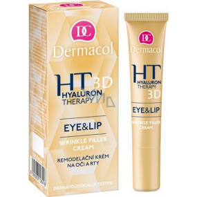 Dermacol Hyaluron Therapy 3D Remodeling cream for eyes and lips 15 ml