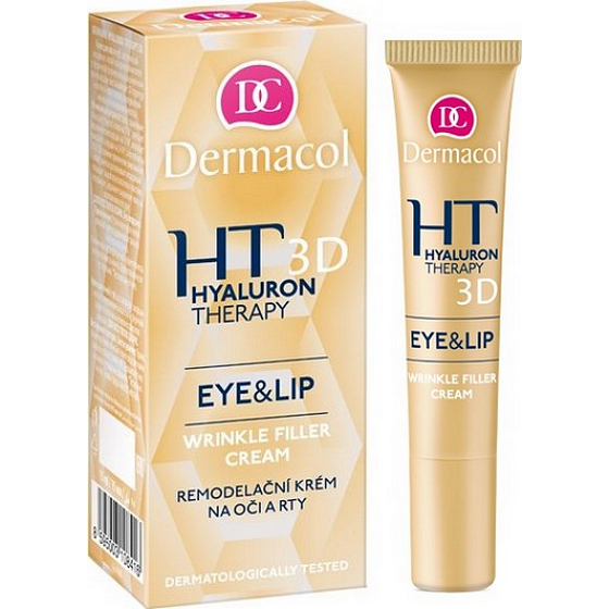 Dermacol Hyaluron Therapy 3D Remodeling Eye and Lip Cream 15 ml