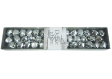 Silver bells in a box 19 x 4 cm