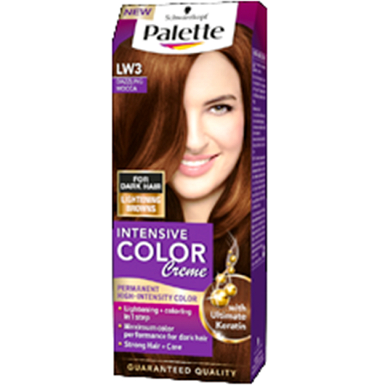 Schwarzkopf Palette Intensive Color Creme hair color shade LW3 Dazzling mocha