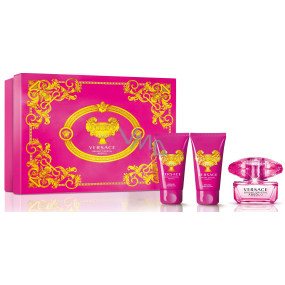 Versace Bright Crystal Absolu perfumed water for women 50 ml + body lotion 50 ml + shower gel 50 ml, gift set