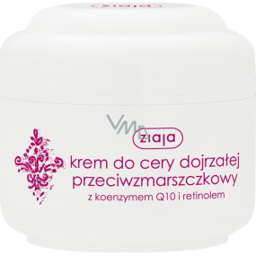Ziaja Coenzyme Q10 and Ratinol anti-wrinkle cream for mature skin 50 ml