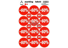 Arch Discount Labels -60%