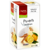 Apotheke Natur Pu-erh and Lemon Tea aids in the fight against overweight 20 x 1.8 g
