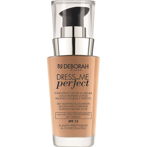 Deborah Milano Dress Foundation SPF15 makeup 03 Sand 30 ml