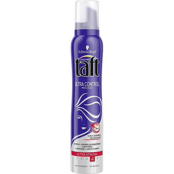 Taft Ultra Control Ultra strong fixation foam hardener 200 ml