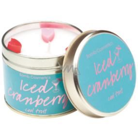 Bomb Cosmetics Ice cranberry A fragrant natural, handmade candle in a tin can burns for up to 35 hours