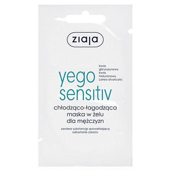 Ziaja Yego Men Sensitive face gel mask 7 ml