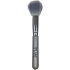 Cosmetic brush with synthetic bristles for powder grey and silver 16,5 cm 30450