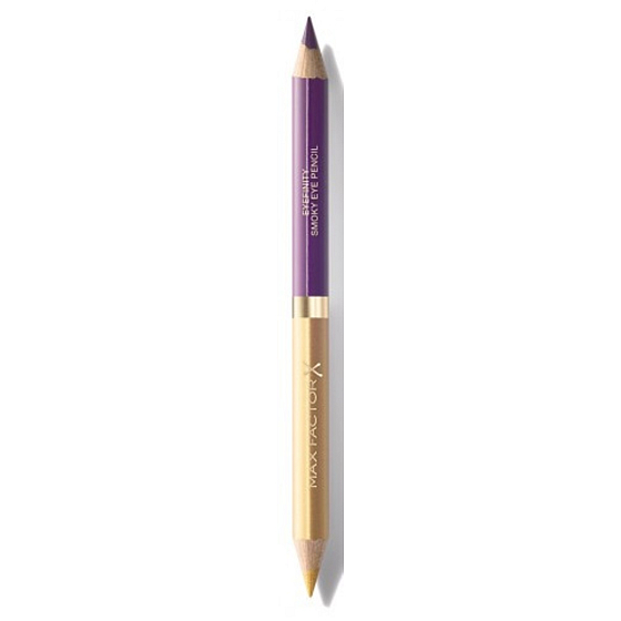 Max Factor Eyefinity Smoky Dual-Ended Eye Pencil Royal Violet + Crushed Gold