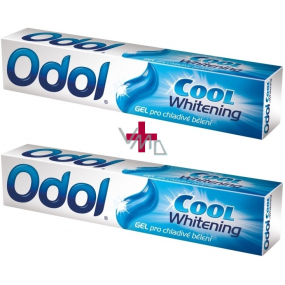 Odol Cool Whitening Gel toothpaste with whitening effect 2 x 75 ml, duopack
