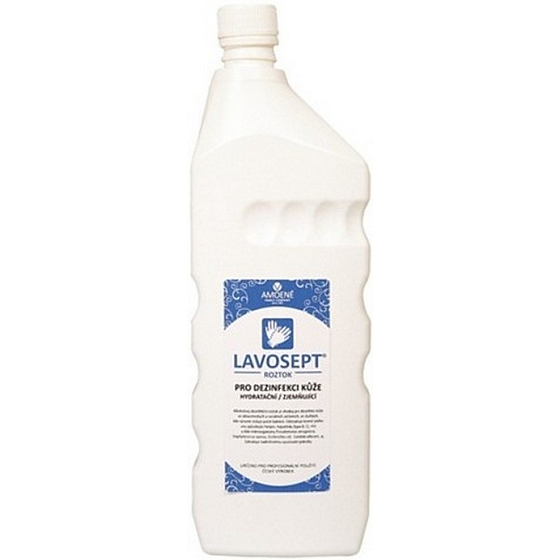 Lavosept Trnka skin disinfectant solution for professional use with more than 75% alcohol 1 L refill