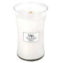 WoodWick Magnolia - Magnolia scented candle with wooden wick and glass lid large 609.5 g